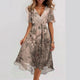 Women's Lightweight Summer Dress in Green - View 5 | Bellmere