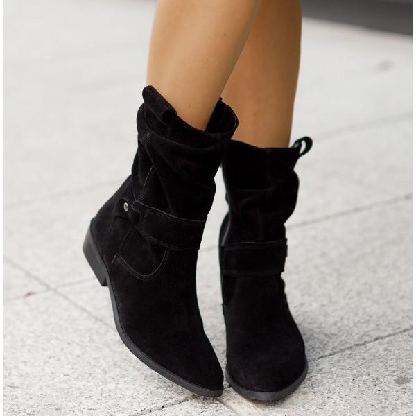 Ankle Boots with Zipper and Comfort Sole Shoes in Texan Brown - View 12 | Bellmere