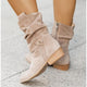 Ankle Boots with Zipper and Comfort Sole Shoes in Texan Brown - View 2 | Bellmere