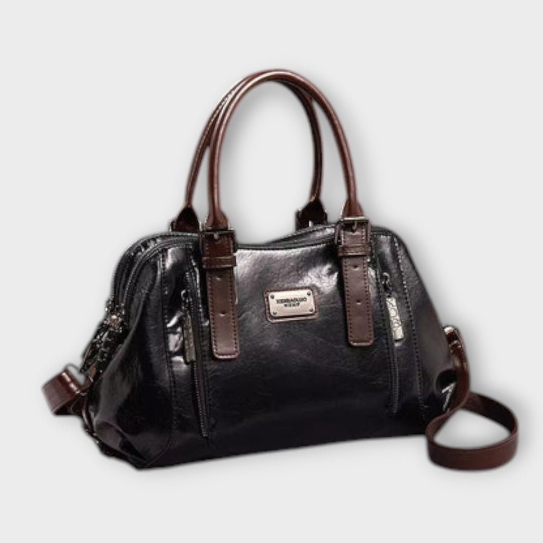 Classic Women's Handbag in Brown - View 4 | Bellmere