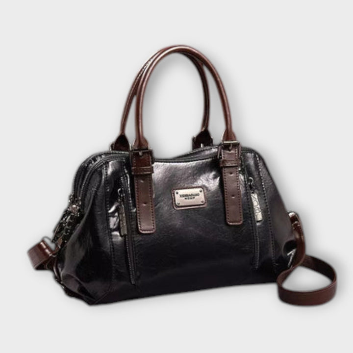 Classic Women's Handbag in Brown - View 4 | Bellmere