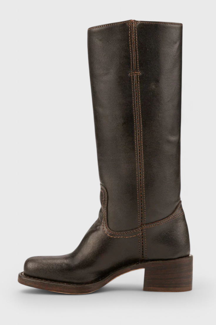 Women's Modern Classic All-Season Boots in Brown - View 17 | Bellmere