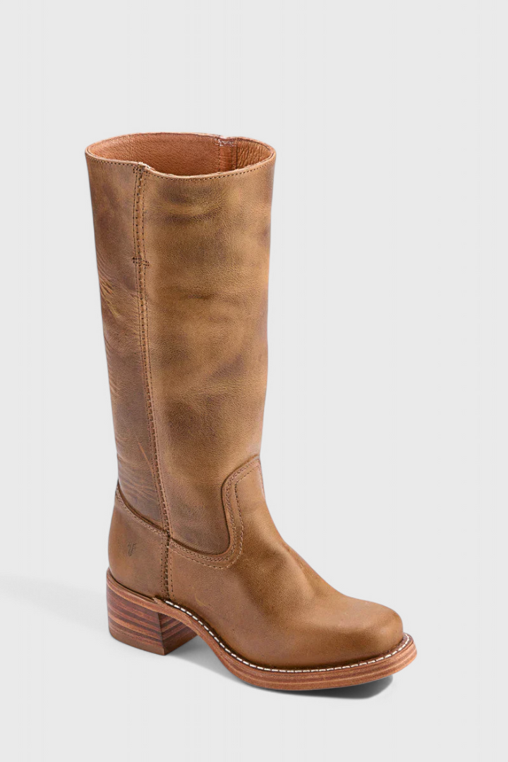 Women's Modern Classic All-Season Boots in Brown - View 13 | Bellmere