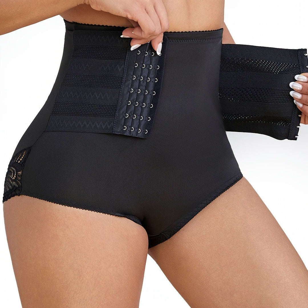 High-Rise Compression Shapewear in Black | Bellmere