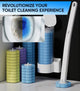 Disposable toilet cleaning tool for bathroom use