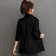 Women's lightweight trench jacket with stand collar and flap pockets