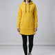 Women's hooded tunic sweatshirt with long sleeves and kangaroo pocket
