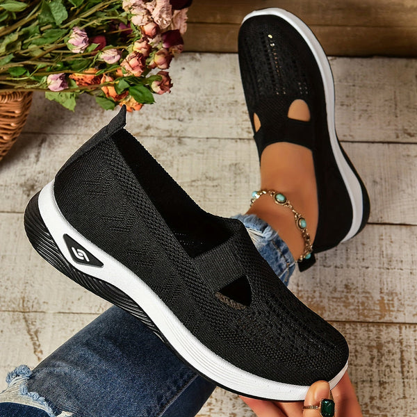 Lightweight Women's Slip-On Shoes in Green - View 9 | Bellmere