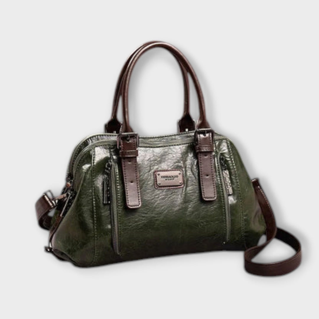 Classic Women's Handbag in Brown - View 5 | Bellmere