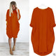 Gina Pocket Dress in Black - View 13 | Bellmere