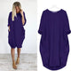 Gina Pocket Dress in Black - View 12 | Bellmere