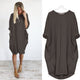 Gina Pocket Dress in Black - View 10 | Bellmere