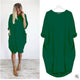Gina Pocket Dress in Black - View 11 | Bellmere