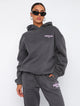 Women's hoodie and jogger tracksuit set with hood and pockets