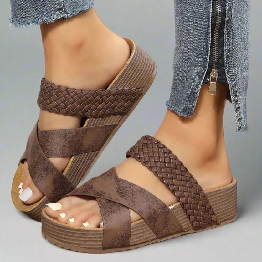Sandals in Brown | Bellmere