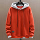 Unisex pullover hoodie with drawstring hood and long sleeves