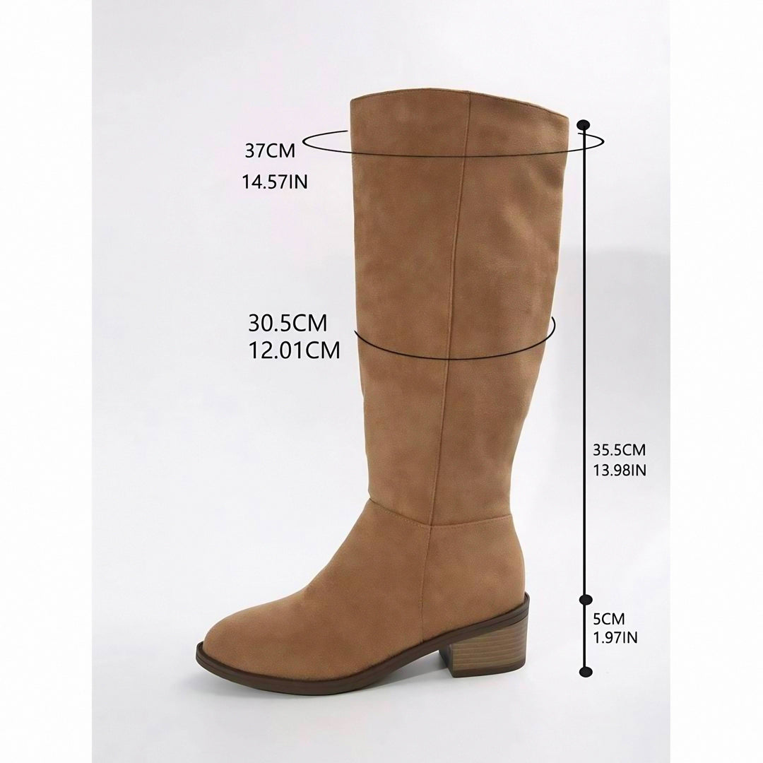 Women's Wide Calf Boots in Brown - View 7 | Bellmere