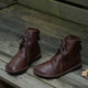 Women's Lace-Up Winter Boots in Black - View 2 | Bellmere