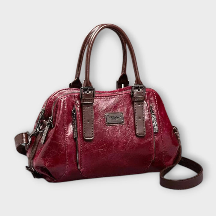 Classic Women's Handbag in Brown - View 3 | Bellmere