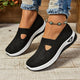 Lightweight Women's Slip-On Shoes in Green - View 3 | Bellmere