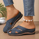 Valleria | Women's Stylish Round Toe Platform Wedge Sandals