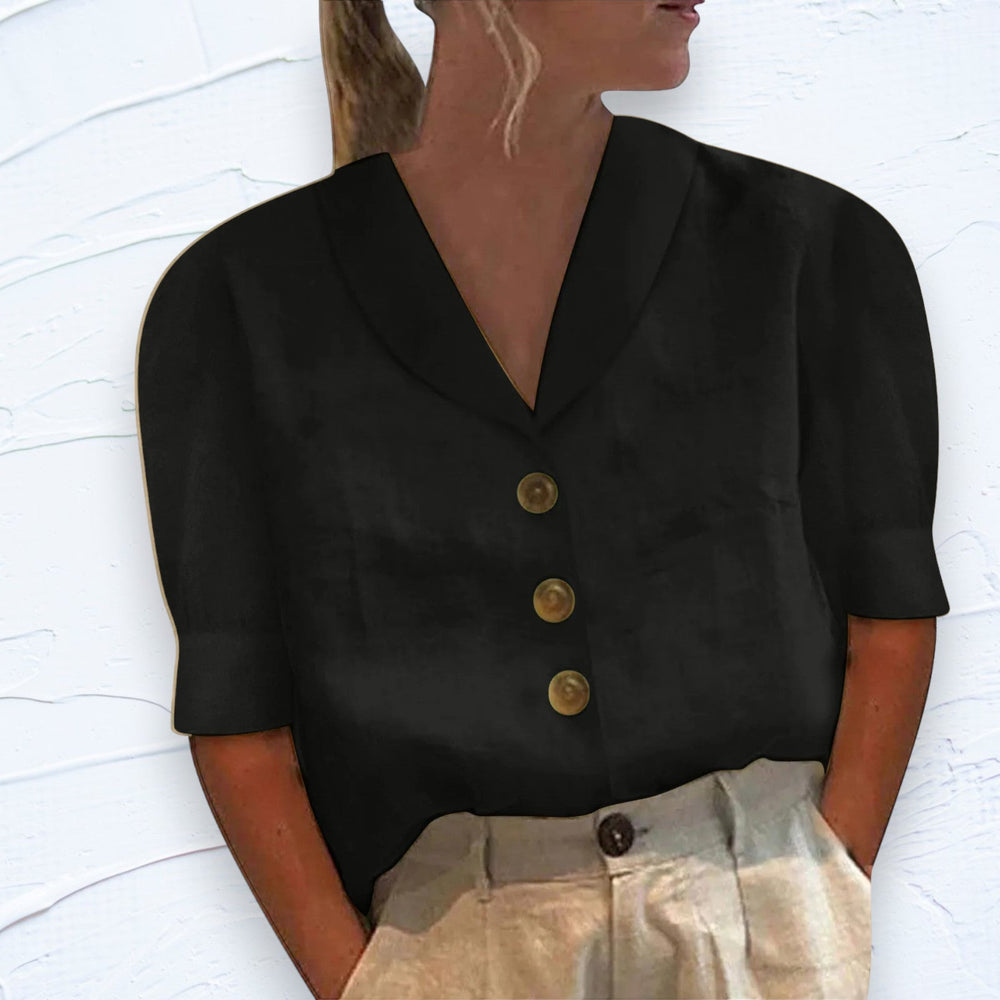 Women's shawl collar top