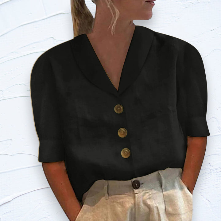 Women's shawl collar top