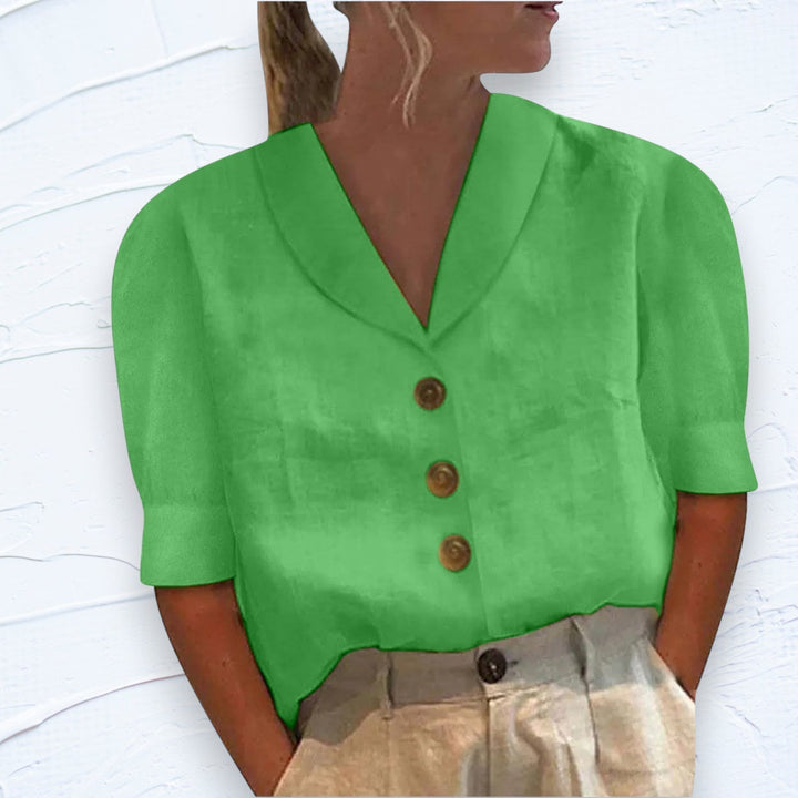 Women's shawl collar top