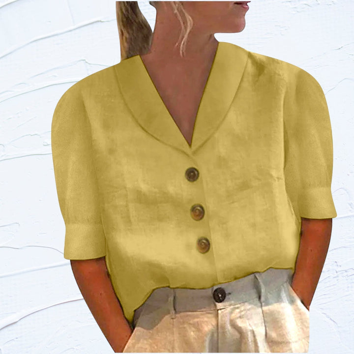 Women's shawl collar top