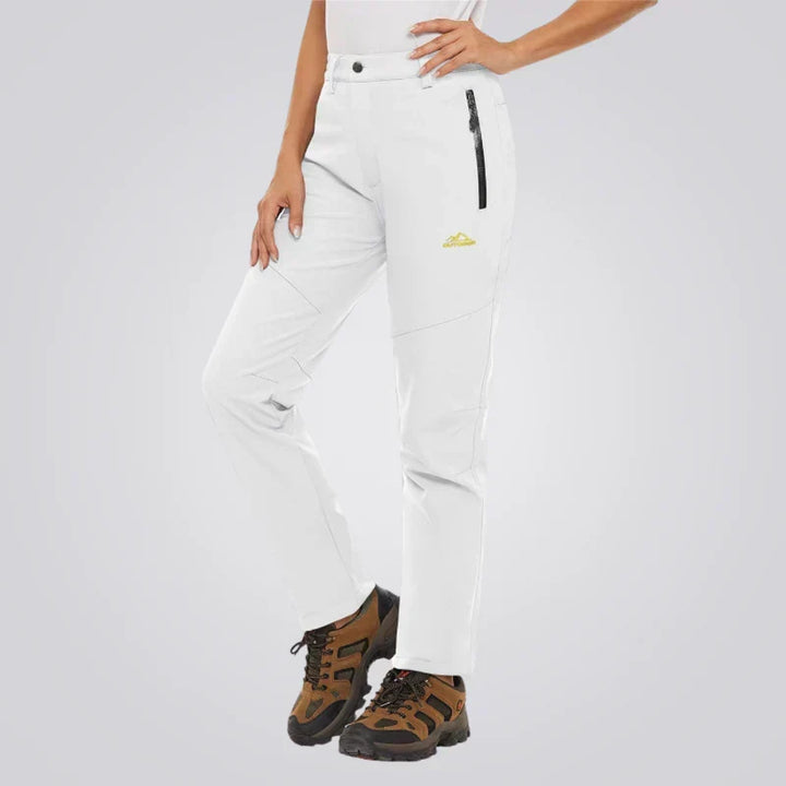 Women's waterproof fleece-lined trousers