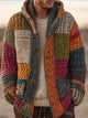Orange cardigan with long sleeves