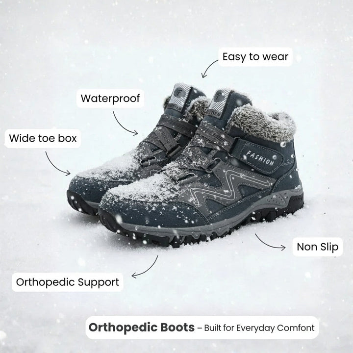 Women's Waterproof Boots in Gray - View 9 | Bellmere
