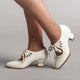 Vintage Pin-Up Heels in Black - View 2 | Bellmere