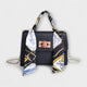 Elegant Compact Handbag in Black - View 5 | Bellmere