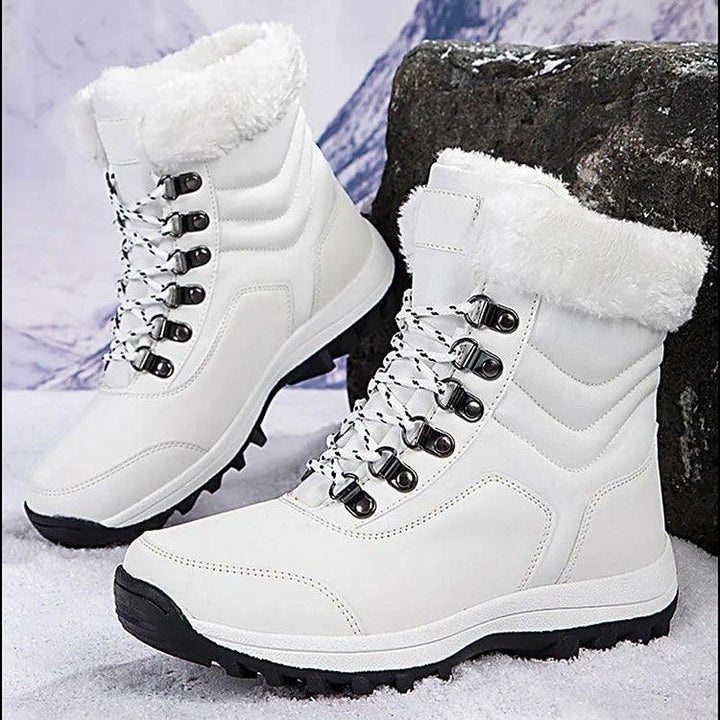 Women's Warm Winter Boots in White - View 6 | Bellmere