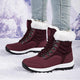 Women's Warm Winter Boots in White - View 3 | Bellmere