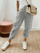 Women's Striped Pants in Blue (Almost Sold Out) - View 4 | Bellmere