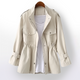 Women's hooded water-resistant rain coat