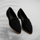 Women's Pointed Toe Suede Loafers, Slip-On Flats
