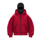 Unisex 3-in-1 tech hoodie with built-in face cover