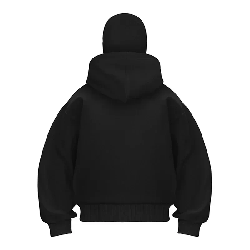 Unisex 3-in-1 tech hoodie with built-in face cover