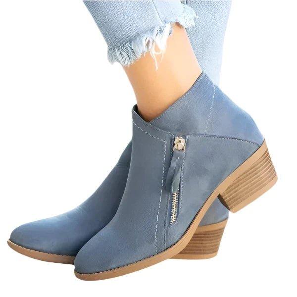 Women's Ankle Boots in Blue | Bellmere