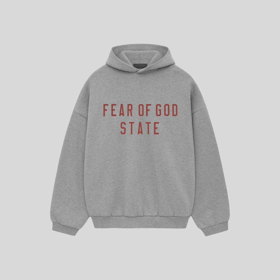 Unisex dark heather pullover hoodie