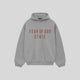 Unisex dark heather pullover hoodie