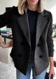 Women's Tailored Mid-Length Coat Jackets in Pink - View 3 | Bellmere