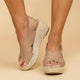 Karlie | Women's Cross Strap Espadrille Wedge Sandals Open Toe