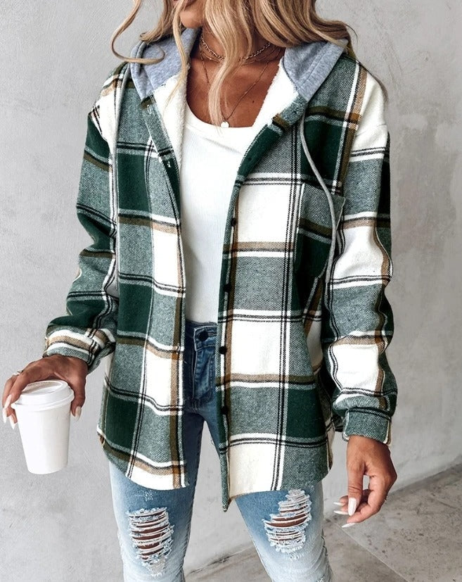 Women's printed casual hoodie