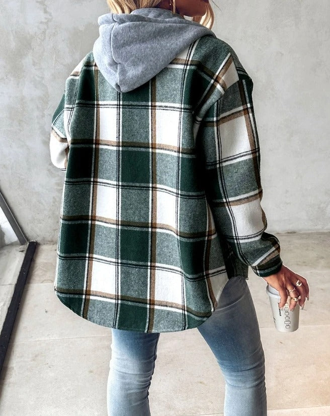 Women's printed casual hoodie