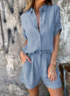 Lightweight Shorts and Top Set Suits in White - View 7 | Bellmere