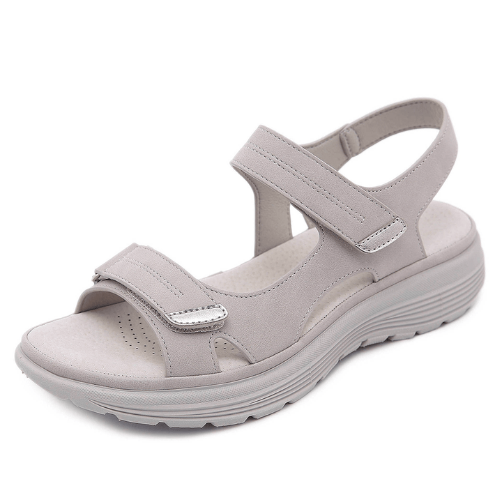 Sandals with Arch Support in Black - View 3 | Bellmere